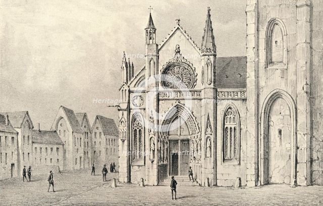 'The Portal of the Church of St Jacques la Boucherie', 1915. Artist: Unknown.