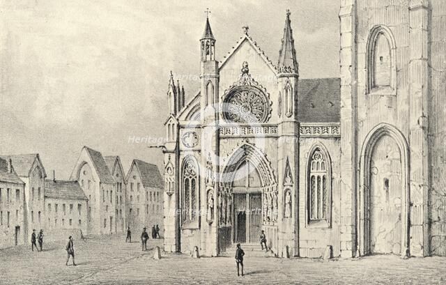 'The Portal of the Church of St Jacques la Boucherie', 1915. Artist: Unknown.