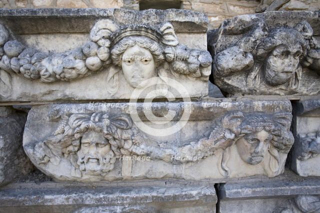 The Portico of Tiberius, Aphrodisias, Turkey. Artist: Samuel Magal