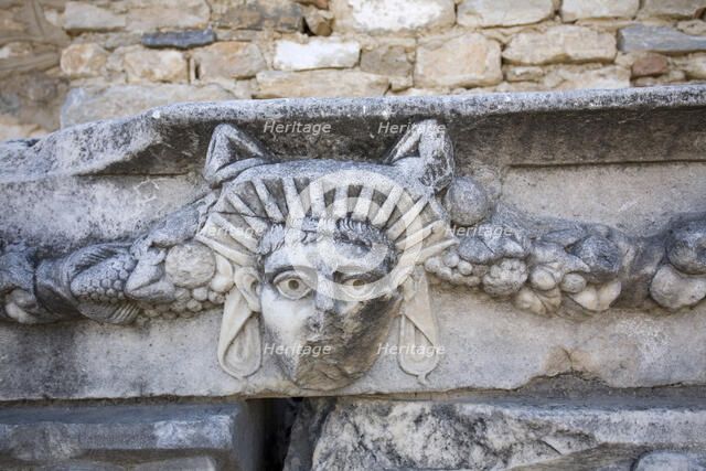 The Portico of Tiberius, Aphrodisias, Turkey. Artist: Samuel Magal