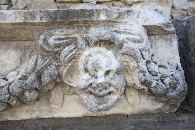 The Portico of Tiberius, Aphrodisias, Turkey. Artist: Samuel Magal