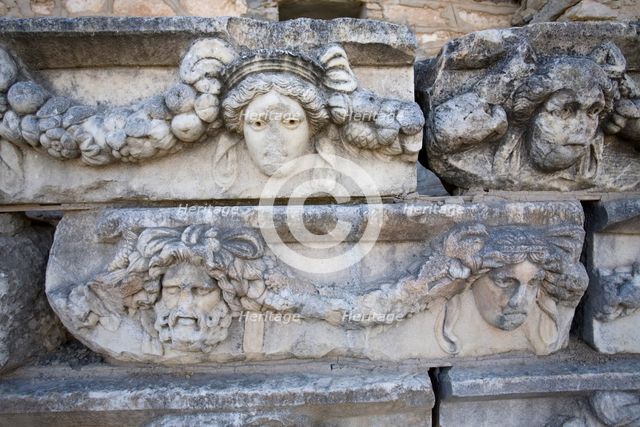 The Portico of Tiberius, Aphrodisias, Turkey. Creator: Samuel Magal.
