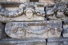 The Portico of Tiberius, Aphrodisias, Turkey. Creator: Samuel Magal