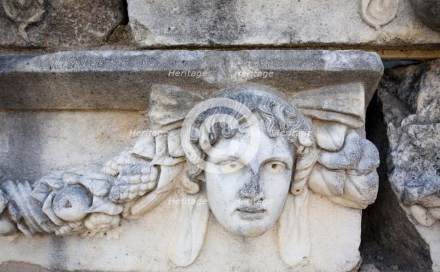 The Portico of Tiberius, Aphrodisias, Turkey. Creator: Samuel Magal.