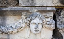 The Portico of Tiberius, Aphrodisias, Turkey. Creator: Samuel Magal