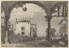 The Portico with the Lantern, c. 1735/1746. Creator: Canaletto