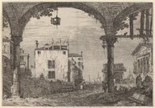 The Portico with the Lantern, c. 1735/1746. Creator: Canaletto