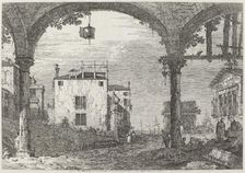 The Portico with the Lantern, c. 1735/1746. Creator: Canaletto