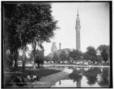 The Power house, Water Works Park, Detroit, between 1890 and 1901. Creator: Unknown