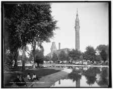 The Power house, Water Works Park, Detroit, between 1890 and 1901. Creator: Unknown