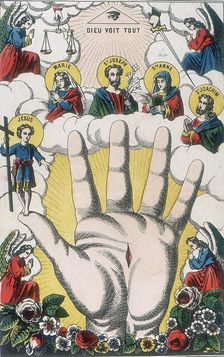 The Powerful Hand 19th century. Artist: Anon