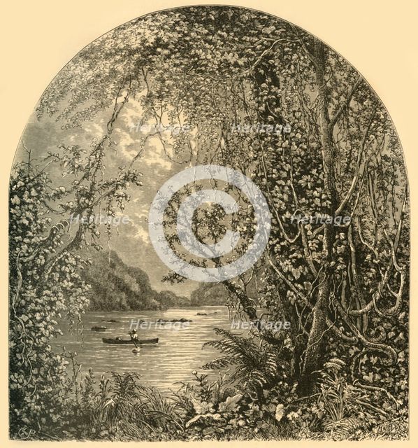 'The Potomac above Harper's Ferry', c1870. Creator: John J. Harley.