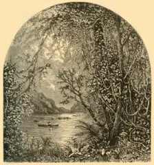 The Potomac above Harper's Ferry c1870. Creator: John J. Harley