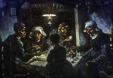 The Potato Eaters 1885. Artist: Vincent van Gogh