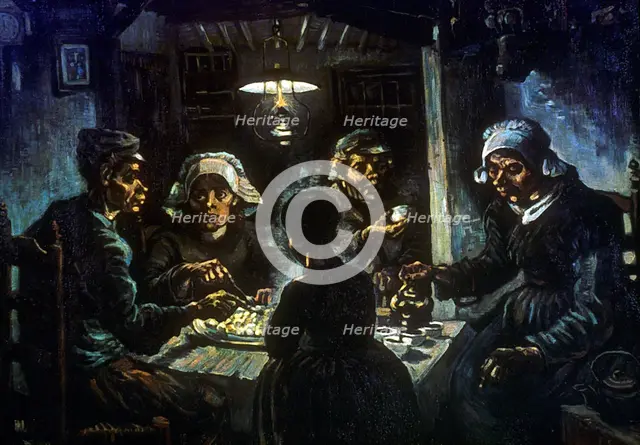 'The Potato Eaters', 1885. Artist: Vincent van Gogh