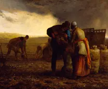 The Potato Harvest, 1855. Creator: Jean Francois Millet