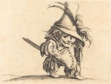 The Potbellied Man with the Tall Hat, c. 1622. Creator: Jacques Callot