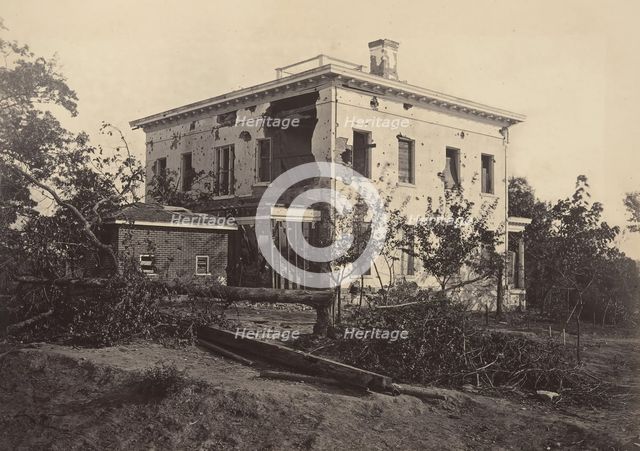 The Potter House, Atlanta, 1860s. Creator: George N. Barnard.