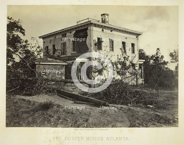 The Potter House Atlanta, 1864. Creator: George N. Barnard.
