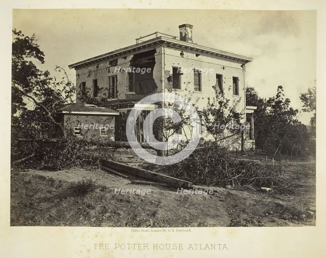 The Potter House Atlanta, 1864. Creator: George N. Barnard.