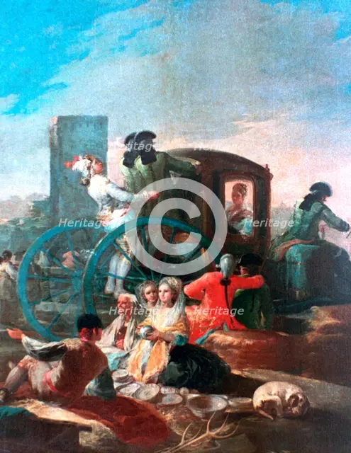 'The Pottery Vendor', 1778. Artist: Francisco Goya