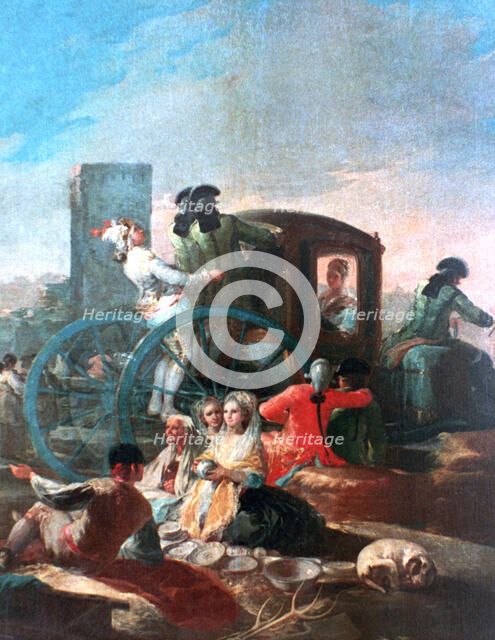 'The Pottery Vendor', 1778. Artist: Francisco Goya