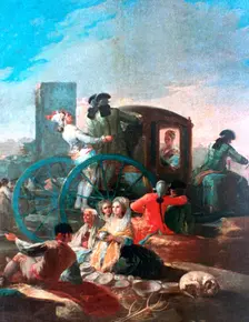 The Pottery Vendor 1778. Artist: Francisco Goya