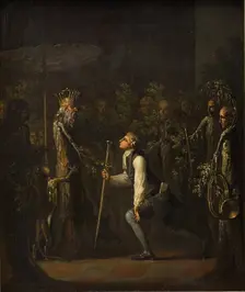 The Potuans are Surprised to see Niels Klim Genuflect in front of the Wise Prince., 1785-1787. Creator: Nicolai Abraham Abildgaard