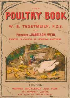 "The Poultry Book", 1867. Creator: Harrison Weir