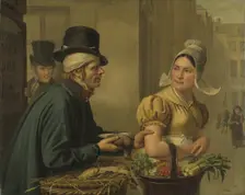 The Poultryman, 1827. Creator: Ignace Brice