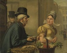 The Poultryman, 1827. Creator: Ignace Brice