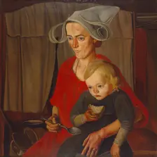 The Poverty, 1925. Artist: Grigoriev, Boris Dmitryevich (1886-1939)