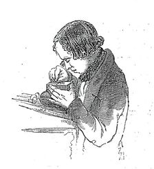 The practice of wood-engraving, 1844. Creator: Unknown