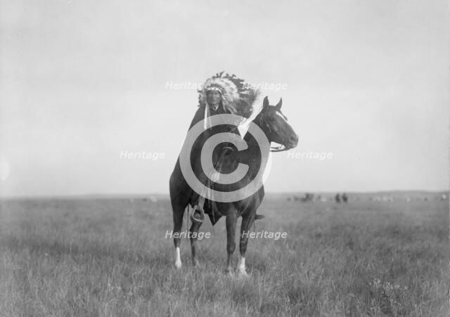 The Prairie Chief, c1907. Creator: Edward Sheriff Curtis.