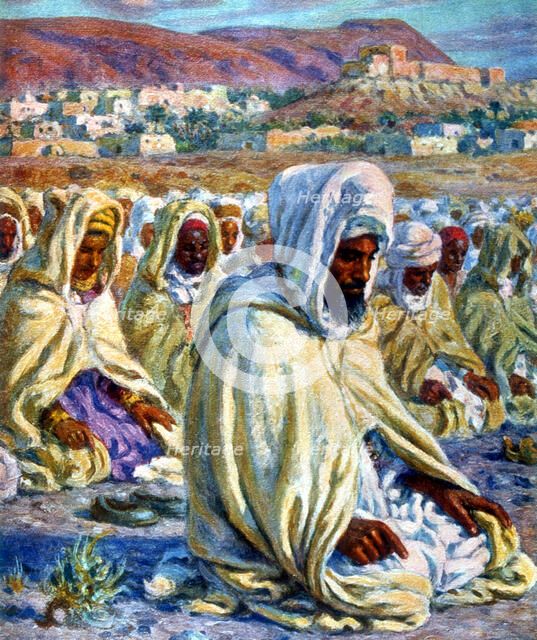 'The Prayer', 1918. Artist: Etienne Dinet