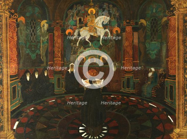 The Prayer. Artist: Brailovsky, Leonid Mikhaylovich (1867-1937)