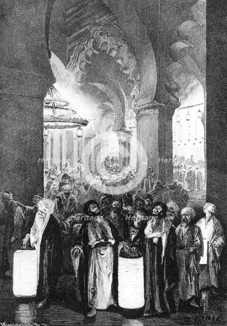 'The Prayer during one Night of Ramadan', 1881. Artist: Wilhelm Gentz