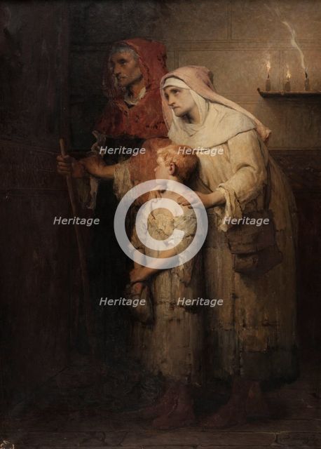The Prayer or The Pilgrim, between 1883 and 1884. Creator: Desire Francois Laugee.