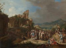 The Preaching of John the Baptist, 1634. Creator: Bartholomeus Breenbergh