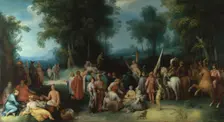 The Preaching of Saint John the Baptist, 1602. Artist: Haarlem, Cornelis Cornelisz., van (1562-1638)
