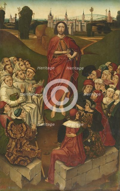 The preaching of Saint John the Baptist, c1490-c1500. Creator: Juan de Segovia.