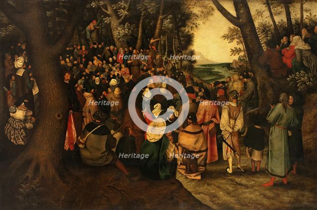 The Preaching of St John the Baptist, 1604. Creator: Pieter Brueghel the Younger.