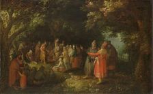 The Preaching of St John the Baptist, c.1610. Creator: David Vinckboons