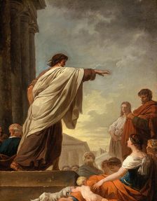 The Predication of Saint Paul, c1779. Creator: Joseph Benoit Suvee
