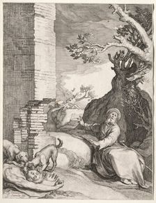 The Prediction of Ahijah, 1604. Creator: Jan Saenredam (Dutch, 1565-1607); Jan Saenredam (Dutch, 1565-1607)