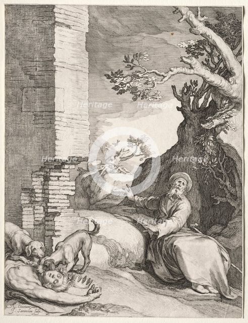 The Prediction of Ahijah, 1604. Creator: Jan Saenredam (Dutch, 1565-1607); Jan Saenredam (Dutch, 1565-1607).