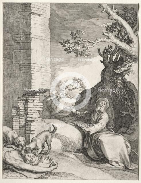 The Prediction of Ahijah, 1604. Creator: Jan Saenredam (Dutch, 1565-1607); Jan Saenredam (Dutch, 1565-1607).