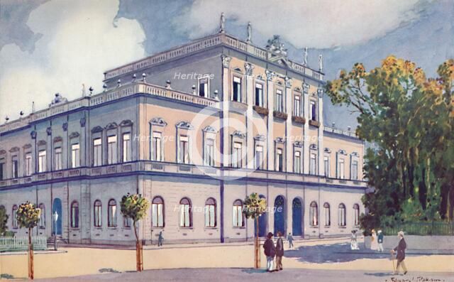 'The Prefecture of the Federal District. North-Eastern Corner of the Praca da Republica', 1914. Artist: Unknown.