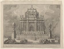 The Preparation of Theriac in Venice, for the "Chinea" Festival, 1773. Creator: Giuseppe Vasi