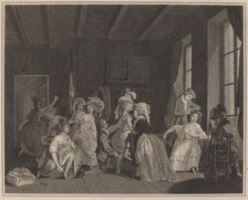 The Preparations for the Ballet, 1782. Creator: Salvatore Tresca